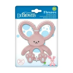 Dr. Brown's Brown's - Mordedor de silicone Flexees Bunny, rosa Online