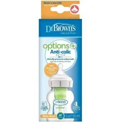 Dr. Brown's Brown's - Opções + mamadeira de gargalo largo, 5 onças Sale