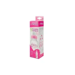Dr. Brown's Brown's - Opções anti-cólicas de fluxo natural + kit inicial de garrafa com canudinho estreito, 8 onças Online