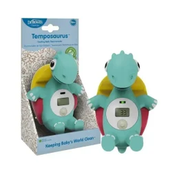 Dr. Brown's Brown's - Termômetro de banho flutuante CleanUp Temposaurus Discount