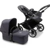Bugaboo - Carrinho de passeio mono completo Donkey 5, grafite/azul tempestuoso New