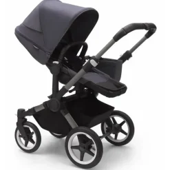 Bugaboo - Carrinho de passeio mono completo Donkey 5, grafite/azul tempestuoso New