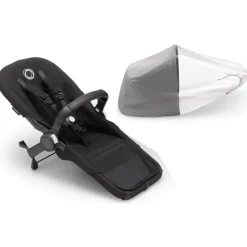 Bugaboo | Conjunto de extensão Donkey 5 Duo, preto meia-noite Clearance