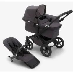 Bugaboo - Donkey 5 Mineral Mono Completo, Preto/Preto Lavado Clearance