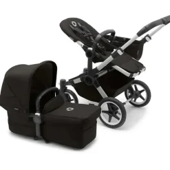 Bugaboo - Donkey 5 Mono Completo Carrinho Simples para Duplo, Alumínio/Preto Meia-Noite Best