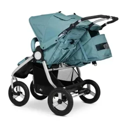 Bumbleride - Carrinho de bebê duplo Indie Twin, vidro marinho Fashion