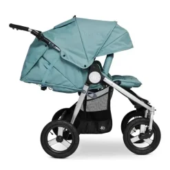 Bumbleride - Carrinho de bebê duplo Indie Twin, vidro marinho Fashion