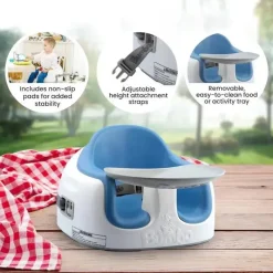 Bumbo - Assento Multi Assento 3 em 1 Azul Pó Azul Best