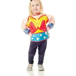 Bumkins - babador com manga de fantasia de quadrinhos da Mulher Maravilha Discount
