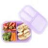 Bumkins - Snack/Lunch Bento Box, recipiente com 3 compartimentos, geléia roxa Fashion