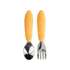 Bumkins - Colher + Garfo Utensílios para bebê - Tangerina Sale