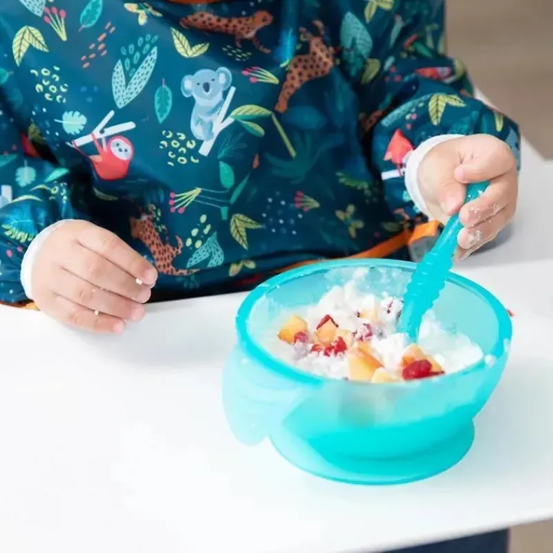 bumkins__conjunto_de_alim_SKUIBmoxRzi_4.webp Bumkins - Conjunto de alimentação de silicone com sucção para bebês e crianças pequenas, geléia azul Online