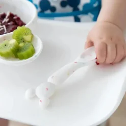 Bumkins - Conjunto de primeira alimentação de silicone com baunilha do Mickey Mouse Discount