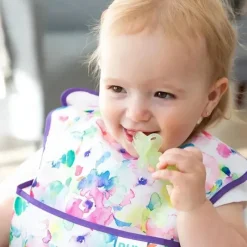 Bumkins - Conjunto de Utensílios para Bebês, Mastigadores de Silicone, Geléia Verde Discount