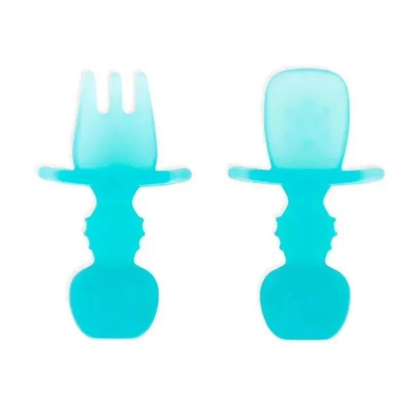 bumkins__conjunto_de_uten_SKUtdxxv5Zb_0.webp Bumkins - Conjunto de Utensílios para Bebês, Mastigadores de Silicone, Geléia Azul Fashion