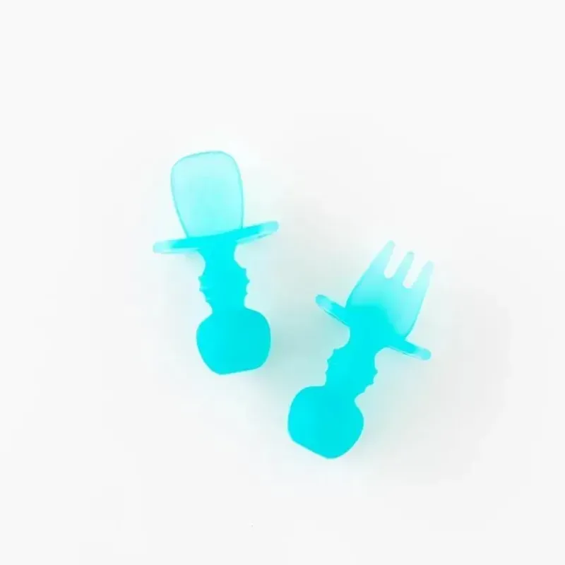 bumkins__conjunto_de_uten_SKUtdxxv5Zb_1.webp Bumkins - Conjunto de Utensílios para Bebês, Mastigadores de Silicone, Geléia Azul Fashion