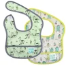 Bumkins - Pacote de 2 babetes iniciais, lhama/cacto Hot