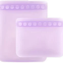 Bumkins - Saco reutilizável plano de silicone 2 unidades, lavanda Sale