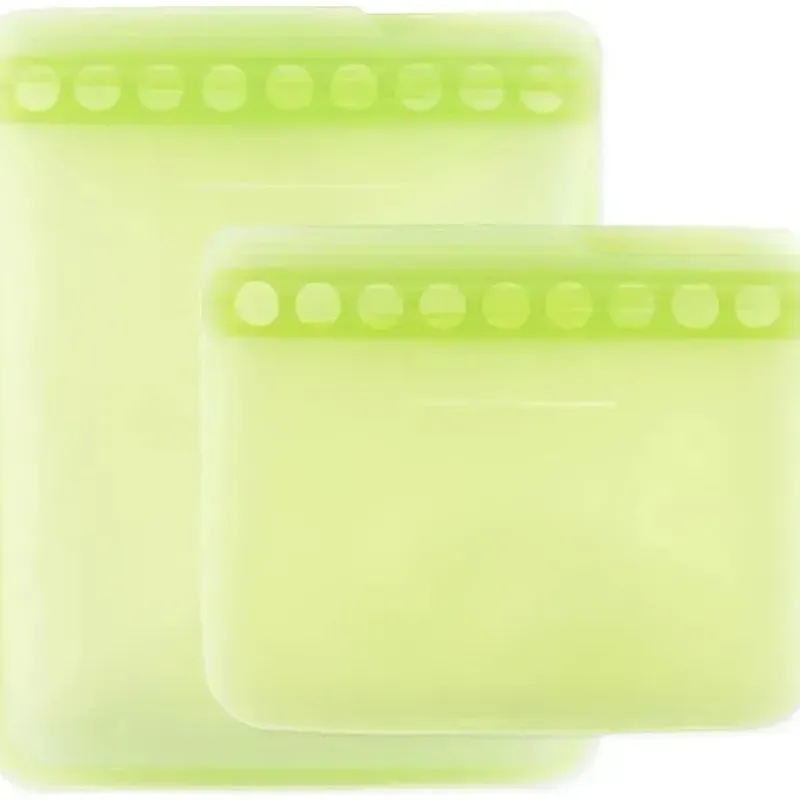 bumkins__sacos_reutilizve_SKUO9es3aj3_0.webp Bumkins - Sacos reutilizáveis de silicone para sanduíches e lanches, sálvia verde Fashion