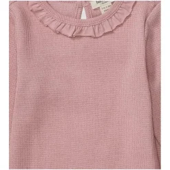 Burt's Bees Baby Burts Bees - Baby Girl Thermal Bodysuit & Pant Set, Persian Rose Fashion