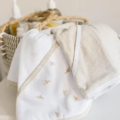 Burt's Bees Baby Burt's Bees - Baby Hooded Towels, Absorbent Knit Terry, Hummus Online