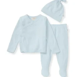 Burt's Bees Baby Burts Bees - Baby Raised Terry Bee Take Me Home Set, Ocean Online