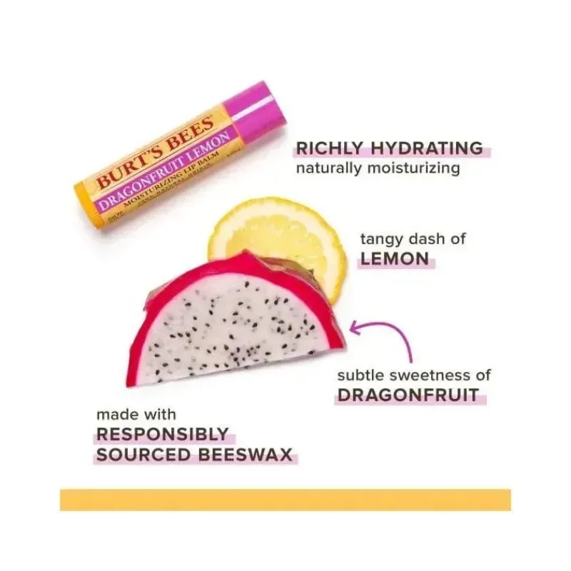 burts_bees__lip_balm_drag_SKUgnQJ16Dy_2.webp Burt's Bees Baby Burts Bees - Lip Balm Dragonfruit Lemon Best