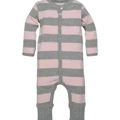 Burt's Bees Baby Burts Bees - macacão listrado de rúgbi para bebê, flor Outlet