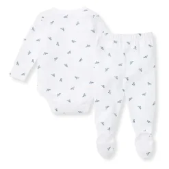 Burt's Bees Baby Burts Bees - Micro Golden Bee Bodysuit Set, Underwater Discount