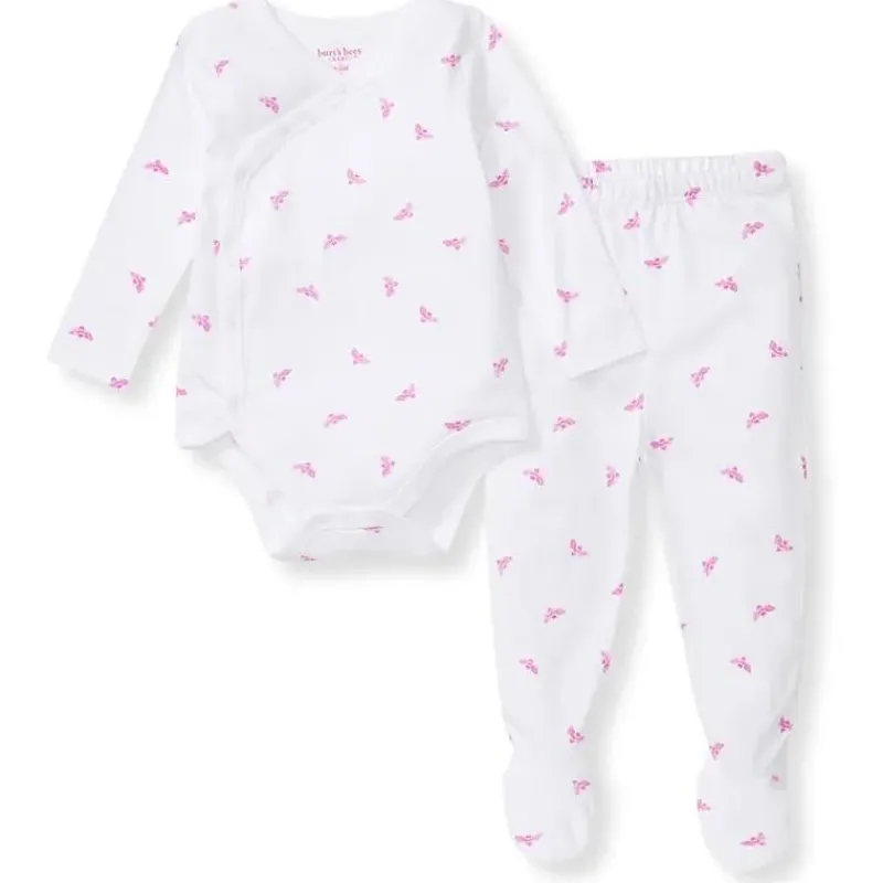 burts_bees__micro_golden__SKUZWvflFsC_0.webp Burt's Bees Baby Burts Bees - Micro Golden Bee Bodysuit Set, Crocus Hot