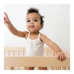 Burt's Bees Baby Burts Bees - 3Pk Baby Short Long Sleeve One Piece Bodysuits, Cloud Fashion
