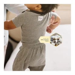 Burt's Bees Baby Burts Bees - 3Pk Baby Unisex Organic Solid Short Sleeve Bodysuits, Midnight Outlet