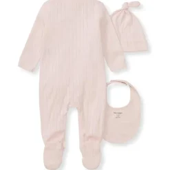 Burt's Bees Baby Burts Bees - 3Pk Jumpsuit, Hat & Bib Set, Ranunculus Hot