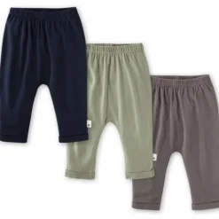 Burt's Bees Baby Burts Bees - 3Pk Organic Cotton Baby Harem Pants, Midnight Discount