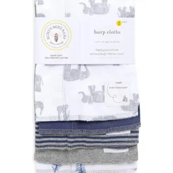 Burt's Bees Baby Burts Bees - 5Pk Wandering Elephants Burp Cloths Online