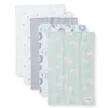 Burt's Bees Baby Burts Bees - Set Of 5 Hello Moon Burp Cloths, Quarry Best