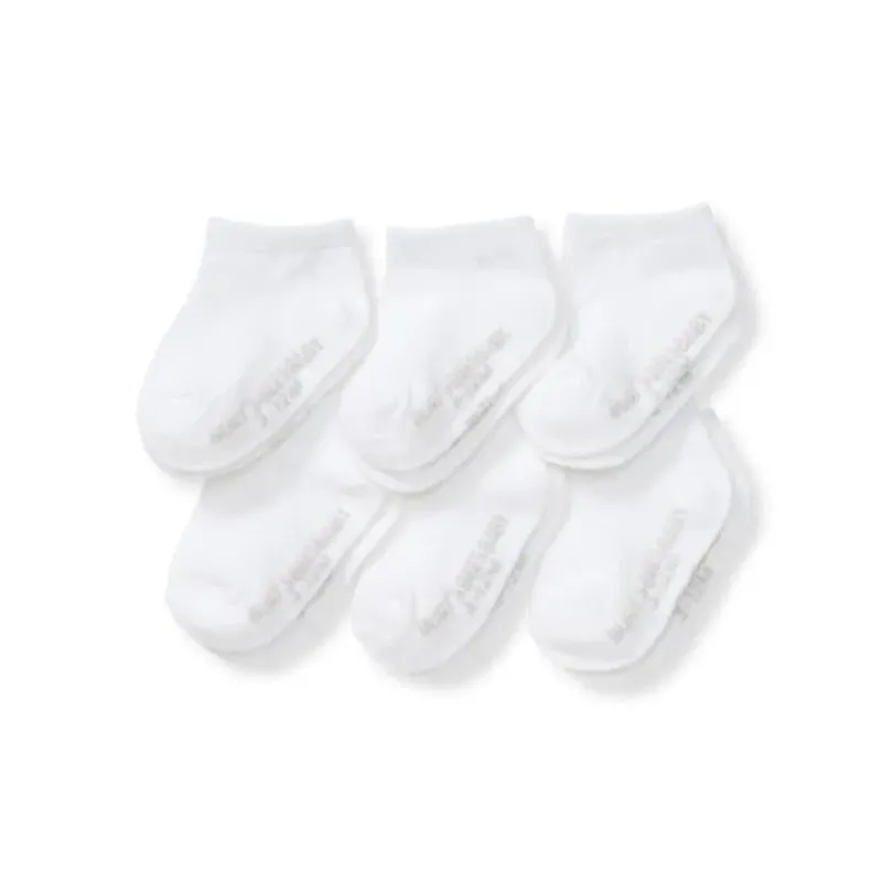 burts_bees__set_of__solid_SKU0M1uFcC4_0.webp Burt's Bees Baby Burts Bees - Set Of 6 Solid Ankle Socks, Cloud Clearance