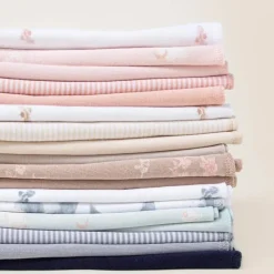 Burt's Bees Baby Burts Bees - Set Of 5 Solid Burp Cloths, Midnight Fashion