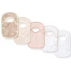 Burt's Bees Baby Burts Bees - Set Of 5 Whimsical Floral Lap Shoulder Bibs, Ranunculus Sale
