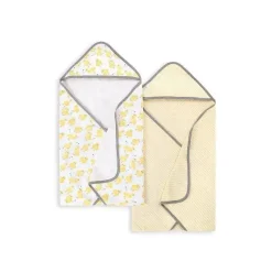 Burt's Bees Baby Burt's Bees Conjunto de 2 Patinhos Toalhas com Capuz Cabide Sunshine Hot