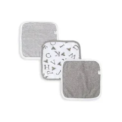 Burt's Bees Baby Burt's Bees conjunto de 3 toalhas de banho A-Bee-C cinza urze tamanho único cabide cinza Online