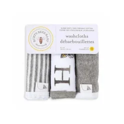 Burt's Bees Baby Burt's Bees conjunto de 3 toalhas de banho A-Bee-C cinza urze tamanho único cabide cinza Online