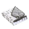 Burt's Bees Baby Burt's Bees Pine Forest Reversível Jersey Swaddle Cobertor Heather Cinza Cabide Best