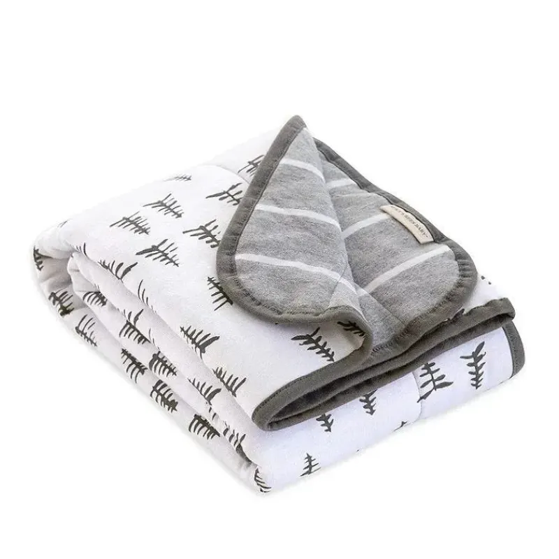 burts_bees_pine_forest_re_SKUaSiVEG6F_0.webp Burt's Bees Baby Burt's Bees Pine Forest Reversível Jersey Swaddle Cobertor Heather Cinza Cabide Best