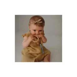 Mushie Cachorro de brinquedo silicone mordedor de bebê Hot
