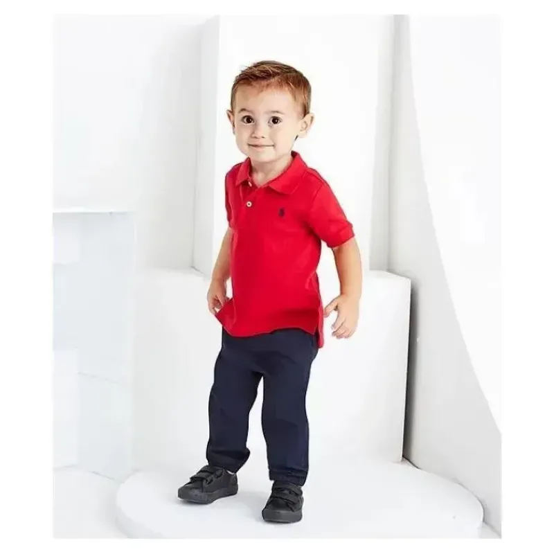 camisa_polo_interlock_ral_SKUm5FTpdHZ_1.webp Ralph Lauren Camisa Polo Interlock Baby - Meninos, Vermelha Hot