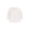 Kissy Kissy Camiseta Pointelle manga longa cruzada, rosa Online