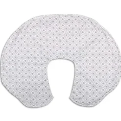 The Peanut Shell Capa para a almofada de amamentação extragrande com casca de amendoim, cinza Celeste Hot