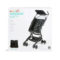 Munchkin Carrinho Sparrow Ultra Compacto - Preto Discount