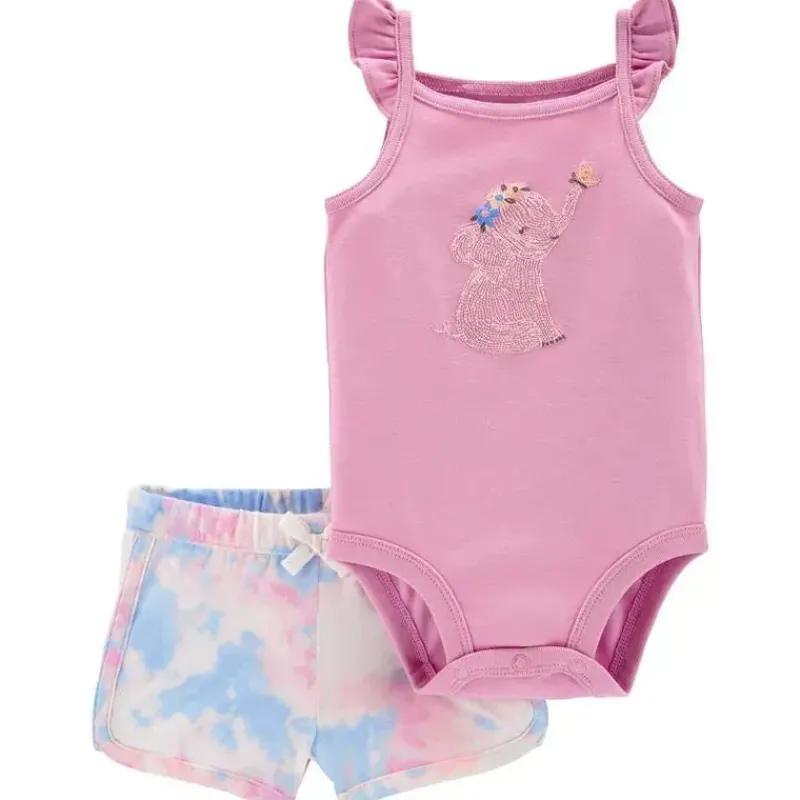 carters__conjunto_curto_e_SKUmTMrwIS6_0.webp Carter's Carters - Conjunto curto e body de elefante de bebê menina 2 unidades, rosa Clearance